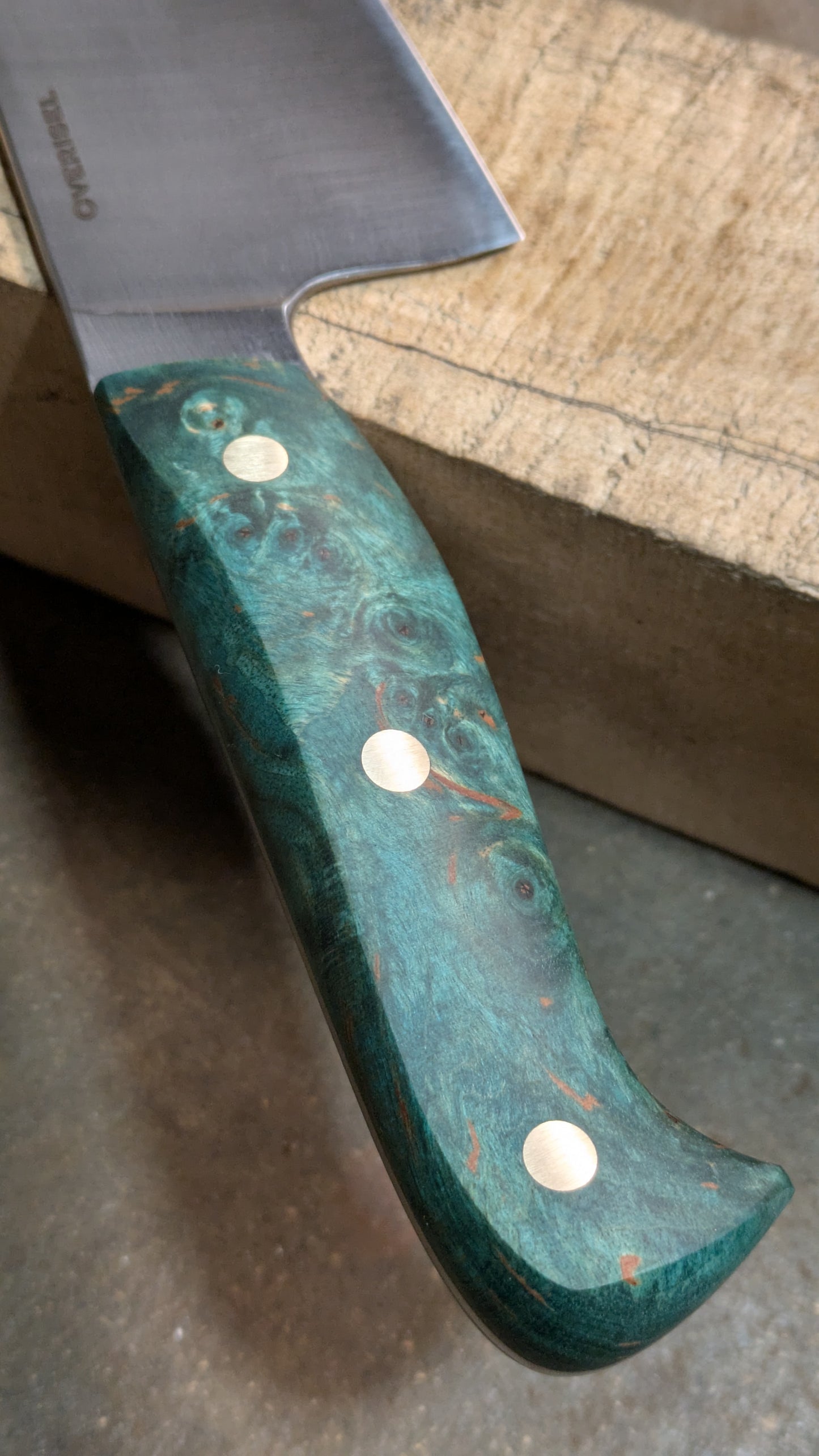 Overisel Knife Co Maple Turquoise