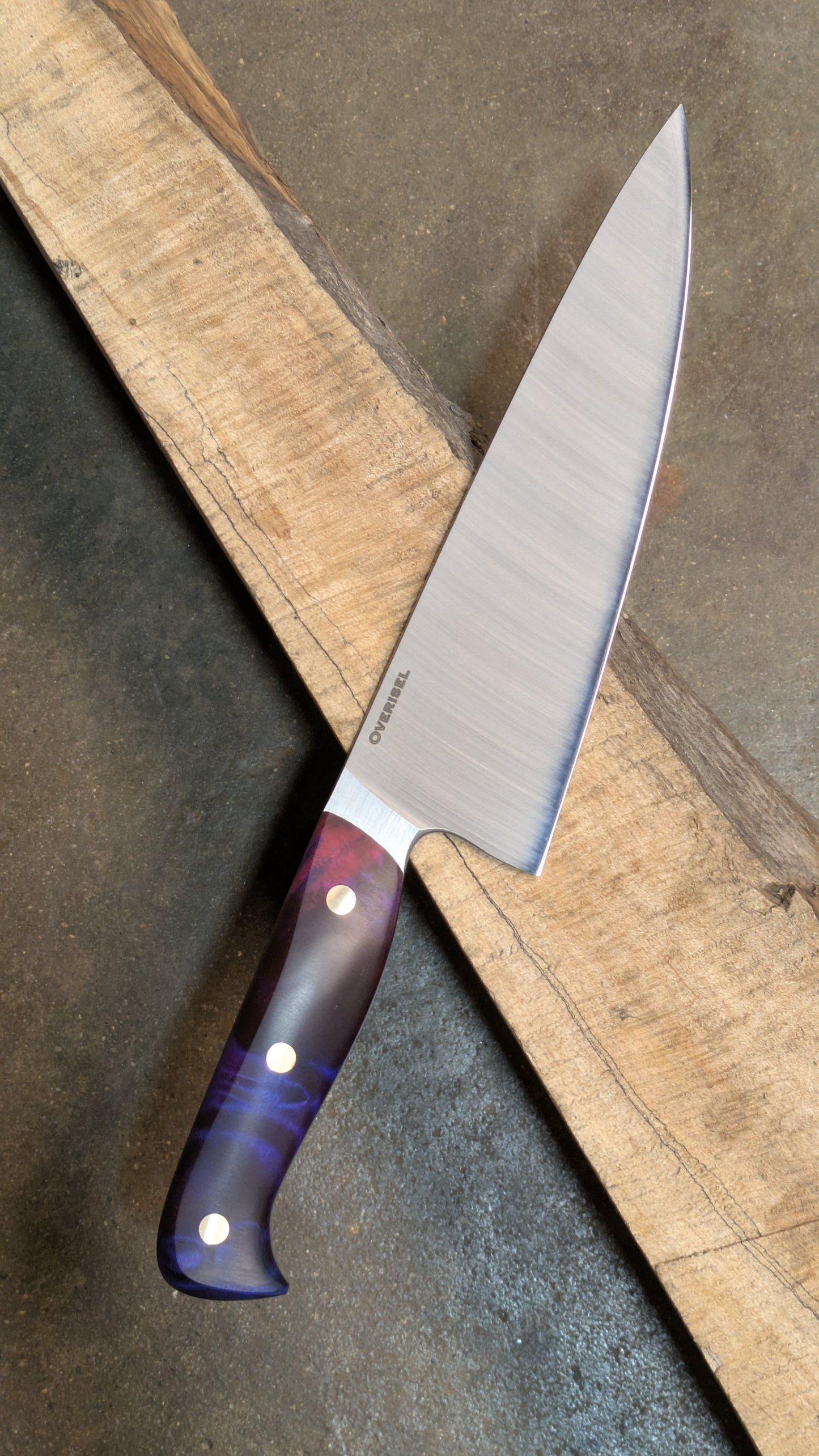 Overisel Knife Co Dyed Cottonwood
