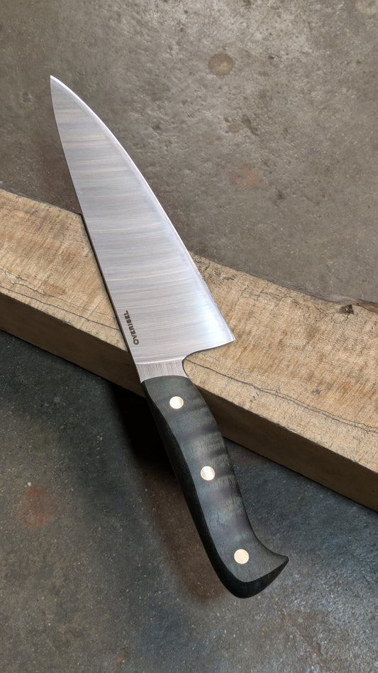Overisel Knife Co Dyed Curly Maple