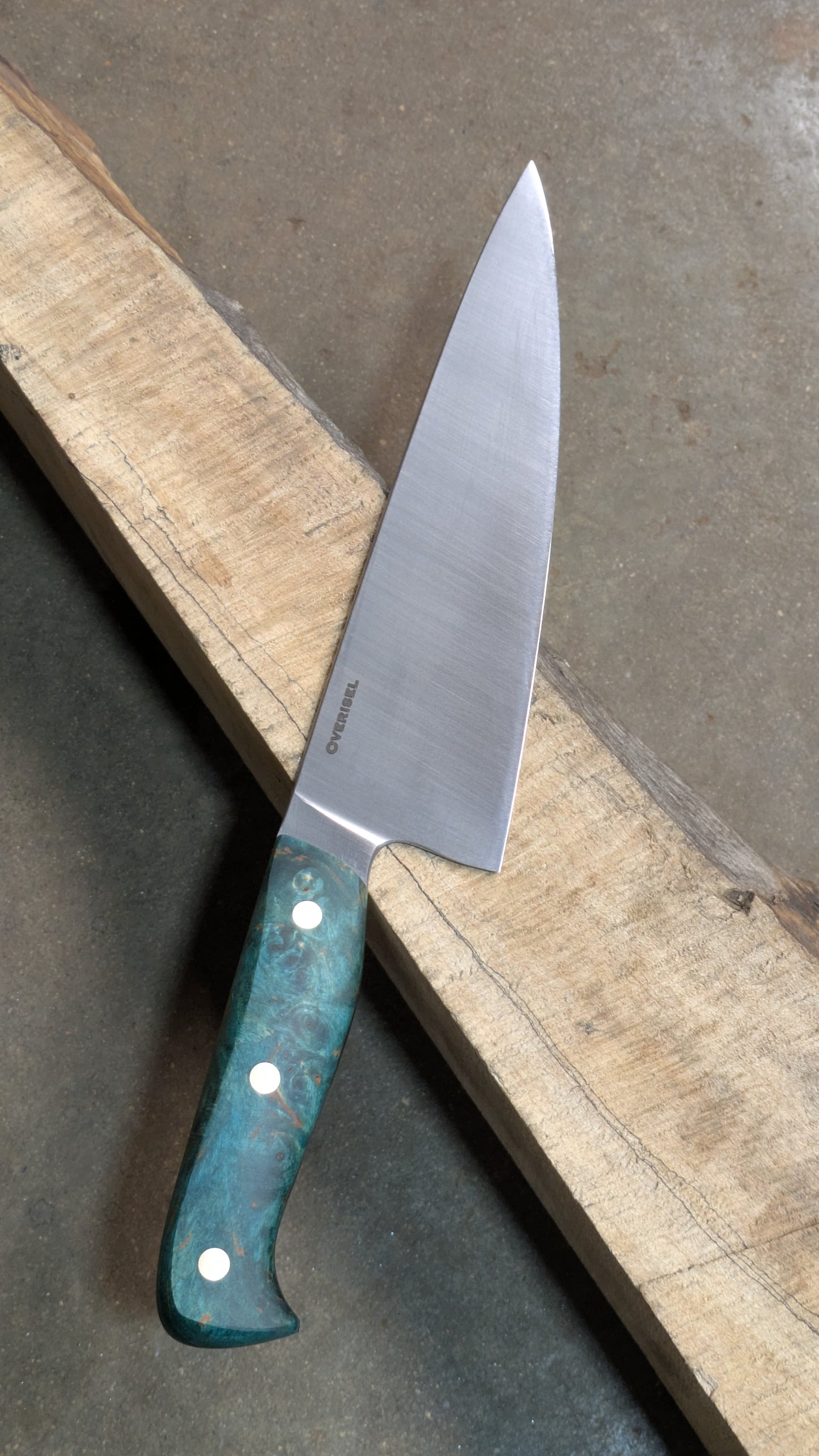 Overisel Knife Co Maple Turquoise
