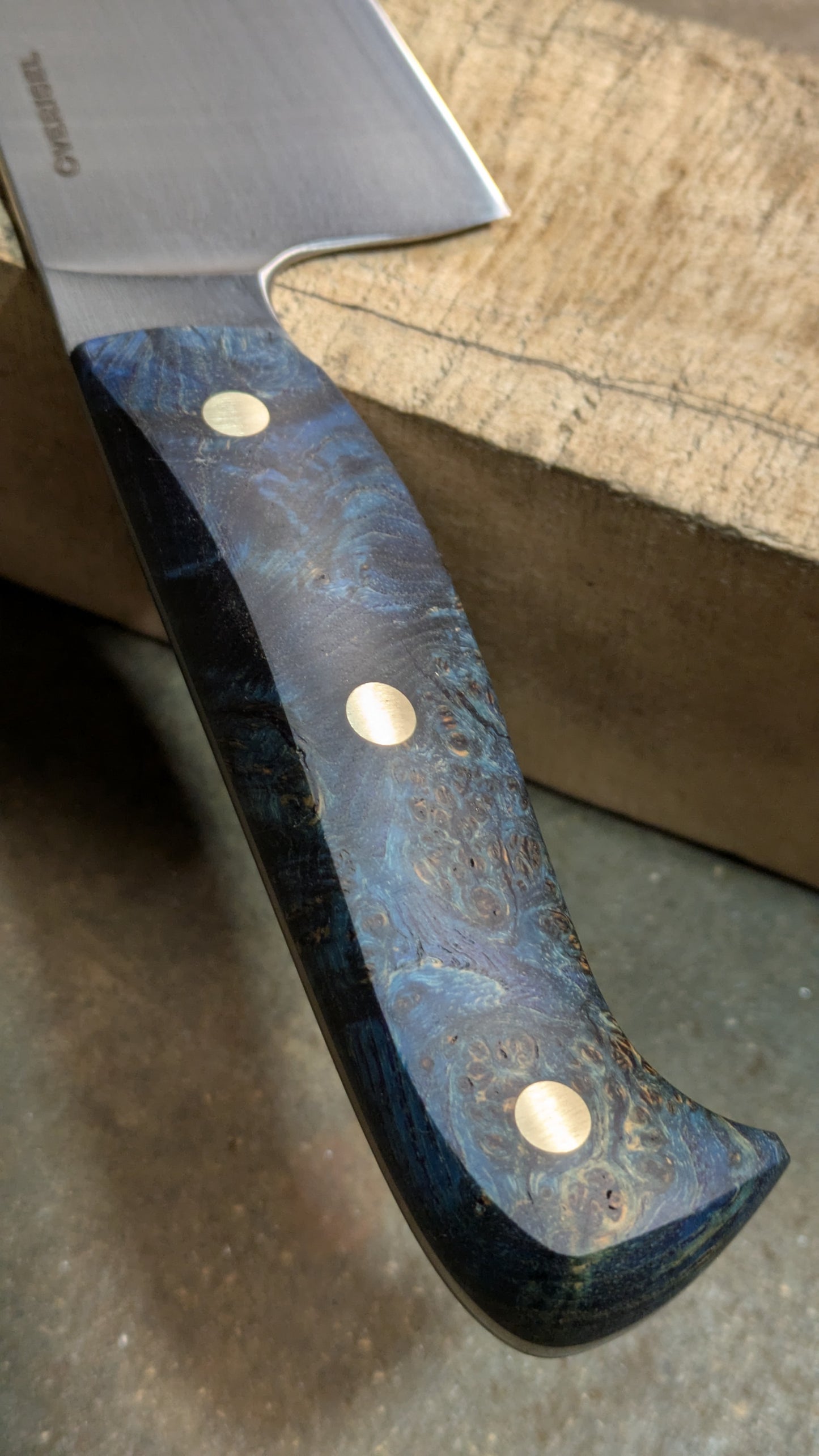 Overisel Knife Co Royal Burl